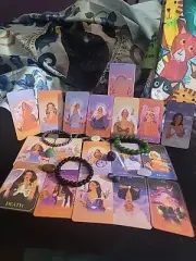 The Lovely Ladies Tarot 78 Cards By Brittany Keller w/Pouch, Stones & Bracelets