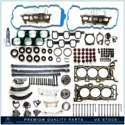 ?Fits 2008 Buick Enclave 3.6L GAS DOHC Head Gasket Bolts Set Timing Chain Kit