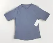 Athleta Sunchaser UPF 3/4 Sleeve Zip Up Tee Size Small Gray NWT
