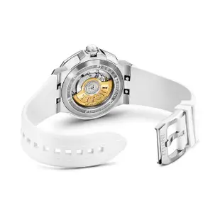 【TITONI 梅花錶】IMPETUS動力系列 高科技雪花白陶瓷錶/43mm(83765 S-WW-711)