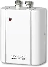 Thermoflow Elex 5.5 kW Instantaneous Water Heater 230 V | Pressureless Small Hot Water System | Up to 40 °C | G 3/8 Inch Connection | 3 L/min | For Sink