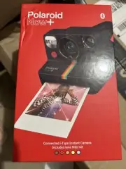 NEW! Polaroid Now+ Black (9061) - Bluetooth Connected I-Type Instant Film Camera