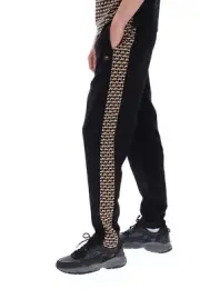 Fila Vintage Vigo Geo Pattern Baseball Track pant Black Gold for Settanta