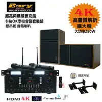 在飛比找PChome24h購物優惠-Bary日規版HDMI光纖聲音卡拉OK音響超值套裝組K16-