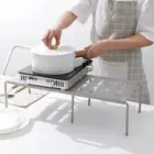 Kitchenware Adjustable Cupboard Shelf Double Layer Pantry Organiser Rack