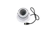 Elinz Dome CCD Reversing Camera Heavy Duty Mic IR Colour 12V/24V Car Truck Caravan