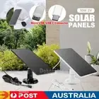 Solar Panel for Outdoor Security Camera Battery 10W Micro USB Type-C 3M Cable AU