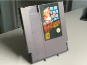 Nintendo NES Game Cartridge Display Stand Desk Cart Holder Trophy Dust Protector