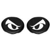 Empi 16-9146 Black Vinyl 5" Light Cover, Dune Buggy Vw Baja Bug, Pair