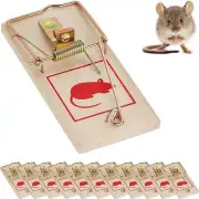 Traditional Wooden Mouse Traps Classic Mice Rat Pet Rodent Control Catch Trap JL