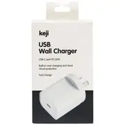 Keji USB-C 20W PD Wall Charger White
