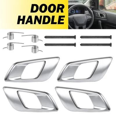 4pcs Front&Rear Inner Door Handle For Ford Ranger 2012-21 Everest for Mazda BT50 (for: Mazda)