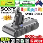 9000mAh 21.6V Battery for Dyson V6 DC61 DC62 SV05 SV06 SV03 SV04 SV07 SV09 DC72