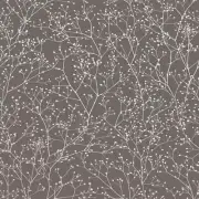 Graham + Brown Clarissa Hulse Gypsophila Mocha/Silver Removable Wallpaper Roll