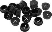 Vaguelly 20pcs 25mm Cable Grommets Rubber Desktop Wire Protectors Grommet Rubber for Office Desk Wall Furniture