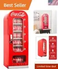 Coca-Cola Exclusive New Retro Mini Fridge Vending Machine Style 10 Can, 12V D...