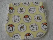 Pooh Yellow Burp Cloth Cotton Front Towelling Back Handmade