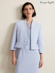 Phase Eight Blue Petite Daisy Peplum Jacket (622014) | $298