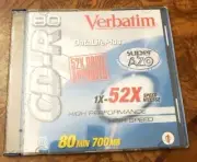 Verbatim 700MB 80 MIN CD-R DataLifePlus 1X – 52X Speed Disc