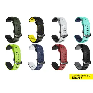 Garmin Forerunner 220 230 235 620 630 735 通用錶帶 雙色矽膠替換錶帶