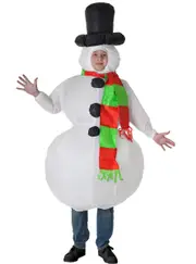 Inflatable Snowman Kids Christmas Costume