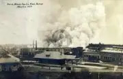 Hanson MA Fire Atlantic Dye Co Plant 1919 RPPC Photo Postcard COPY