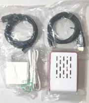 27w Raspberry Pi 5 Power Adapter Kit + Pi5 Case + 2 X HDMI 4k Cable Combo Set