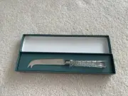 Lenox Crystal Cheese Knife with Stainless Blade Abbey Collection 9 in L