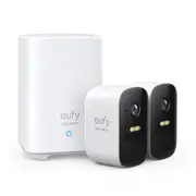 eufy Security eufyCam 2C Pro 2K Security Kit 2Pack + HomeBase 2