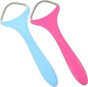 Healvian 2Pcs Face Epilator Spring Threading Tool for Women Upper Lip and Chin Hair Removal Ergonomic Design Portable Facial Hair Remover for Daily Use