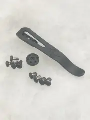 Black Titanium Pocket Clip w/Stainless Screws For Kershaw 2038 Iridium Knife