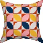 Tapestry Pillow Cover DIY kit "Leaves" Needlepoint kit Printed canvas
