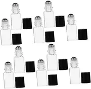 Healeved 25Pcs Refillable Roll Bottles Glass Essential Oil Containers for Perfume Subpackaging Leak Travel Bottles with Caps for Oils Lotions and Cosmetics