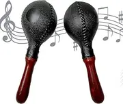Wooden Rumba Shakers, Musical Shakers Instruments, Sand Hammer Shaker, Percussion Rattles, Shaker Instruments, Wooden Handle Shaker, Sound Percussion Rattles, Shaker Sand Hammer, Carnival Music