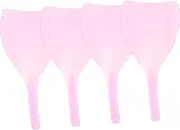 AUTSUPPL 4pcs Heat Protection Hair Mask for Hair Coloring Face Eye Shield Dyeing Tool Salon Home Use Random Color