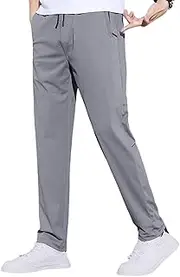 [Generic] Men's Hiking Pants,Athletic Running Stretch Pants | Breathable Lightweight Soft Active Pants, Athletic Running Stretch Pants, Travel Lightweight Breathable Pants