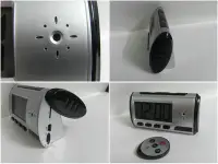 在飛比找Yahoo!奇摩拍賣優惠-500MAH 可遙控和充電 插卡式電子鬧鐘DV 針孔攝影機 