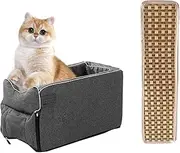 Center Console Dog Car Seat, Puppy Car Seat Bed, Portable Dog Booster Seat, Non-Slip Dog Car Seat, Dog Protection Seat, Car Seat for Small Dogs, Armrest Dog Car Seat, Small Dog Travel Seat,