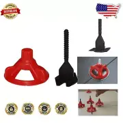 Lippage Control System 250 Starter Kit: Tile Leveling with 100 Caps & 1/8 Plates