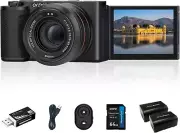 5K Digital Camera Vlogging Camera for Content Creators and Vloggers, 64MP Digit