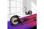 Everfit Rowing Machine Rower Elastic Rope Resistance Fitness Home Cardio Black