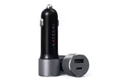 Satechi 72W USB-C PD Car Charger for Samsung S9 S9 Plus Apple iPhone X Space GRY