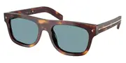 Prada PR B12S Polarized 15W04D Men's Sunglasses Tortoiseshell Size 55