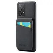 FIERRE SHANN PU Leather+TPU for Samsung Galaxy A53 5G RFID Blocking Card Holder Kickstand Case