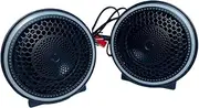 Car Speaker Tweeters 2.8-inch HiFi Mid-Range and High-Range Full-Range，2pcs RGB Atmosphere Light Car Audio Modified Mid-Range 4Ω Tweeters