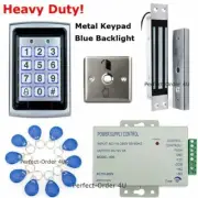 RFID Card + Password Door Access Control System+ Door Magnetic Lock+ Metal Exit