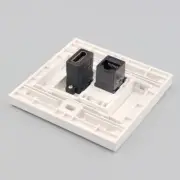1x Wall Face Plate Network Ethernet LAN CAT6 + HDMI Outlet Faceplate Wall Socket