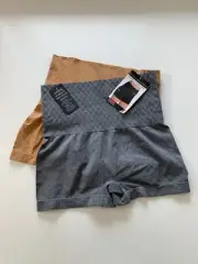 NWT! 2 Pack Catherine Malandrino Sz XL Seamless Firm Control High Waist Shorts
