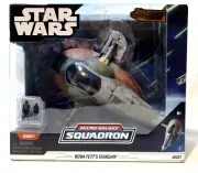Star Wars Micro Galaxy Squadron Series 1 Launch Edition NEW Bobba Fett Starship
