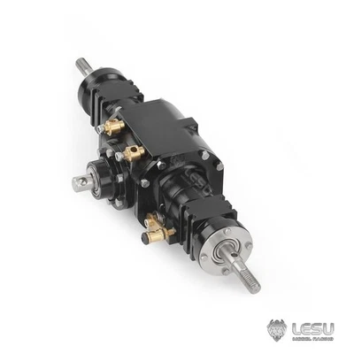 Metal Front Axle Differential Lock for LESU WA100M 8 1/14 RC Hydraulic Loader